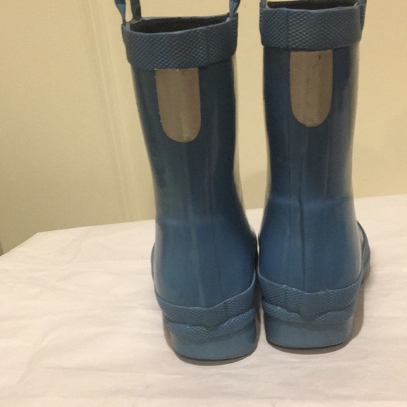 Hatley kids slip on rain boots handles too size 5 toddler blue - Picture 8 of 13